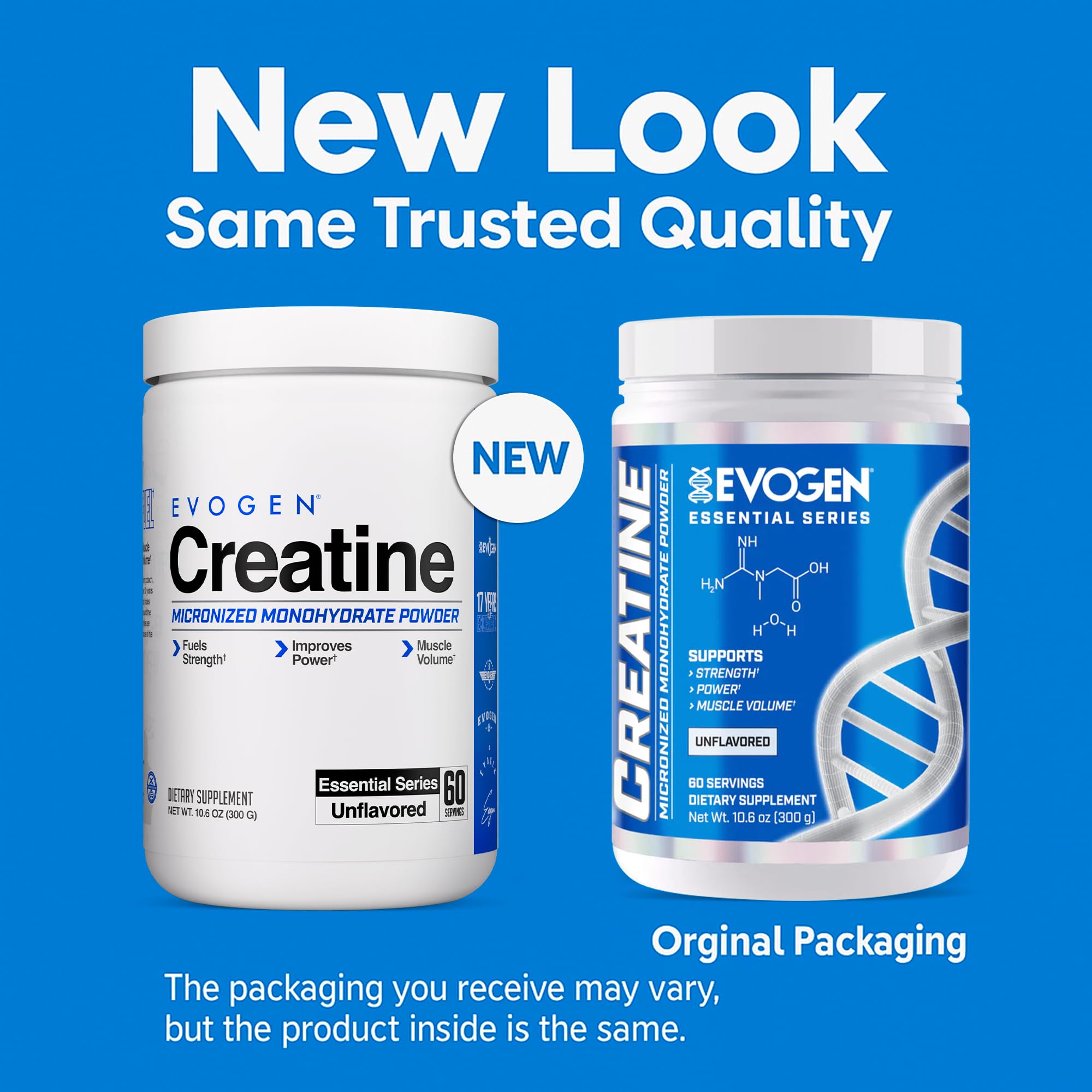 Evogen creatine polvo micronizado textura fina que facilita la mezcla