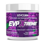 Evogen envase frontal mostrando diseño y sabor uva, beneficio visibilidad de marca