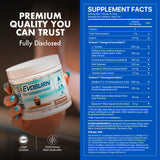 Evogen Evoburn ración comparada con cuchara, control de porciones sencillo y práctico