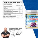 Evogen Evoburn primer plano del polvo que resalta textura fina y soluble
