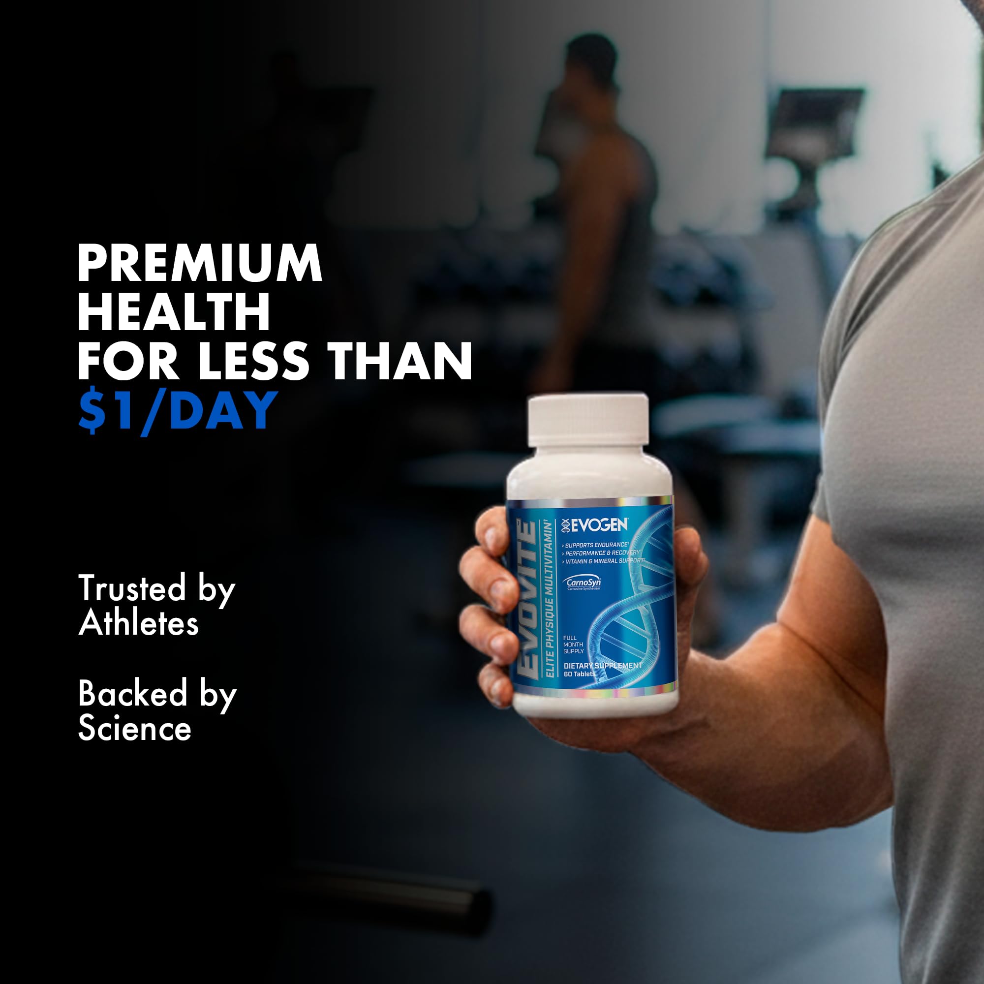 Evogen Evovite ingredientes clave con curcumina para salud articular