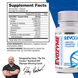 Evogen Evozyme primer plano de cápsula que evidencia formulación eficaz