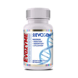 Evogen Evozyme frente del envase mostrando diseño y beneficio digestivo