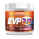 Evogen EVP 3D frente del envase mostrando diseño y 40 servicios