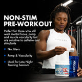 Evogen bebida preparada en vaso listo para entrenar, muestra hidratación y sabor