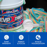 Evogen EVP Xtreme N.O. etiqueta con lista de ingredientes y dosis clave