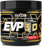 Evogen EVP 3D envase frontal que muestra diseño y 40 servicios, ideal para bombeo