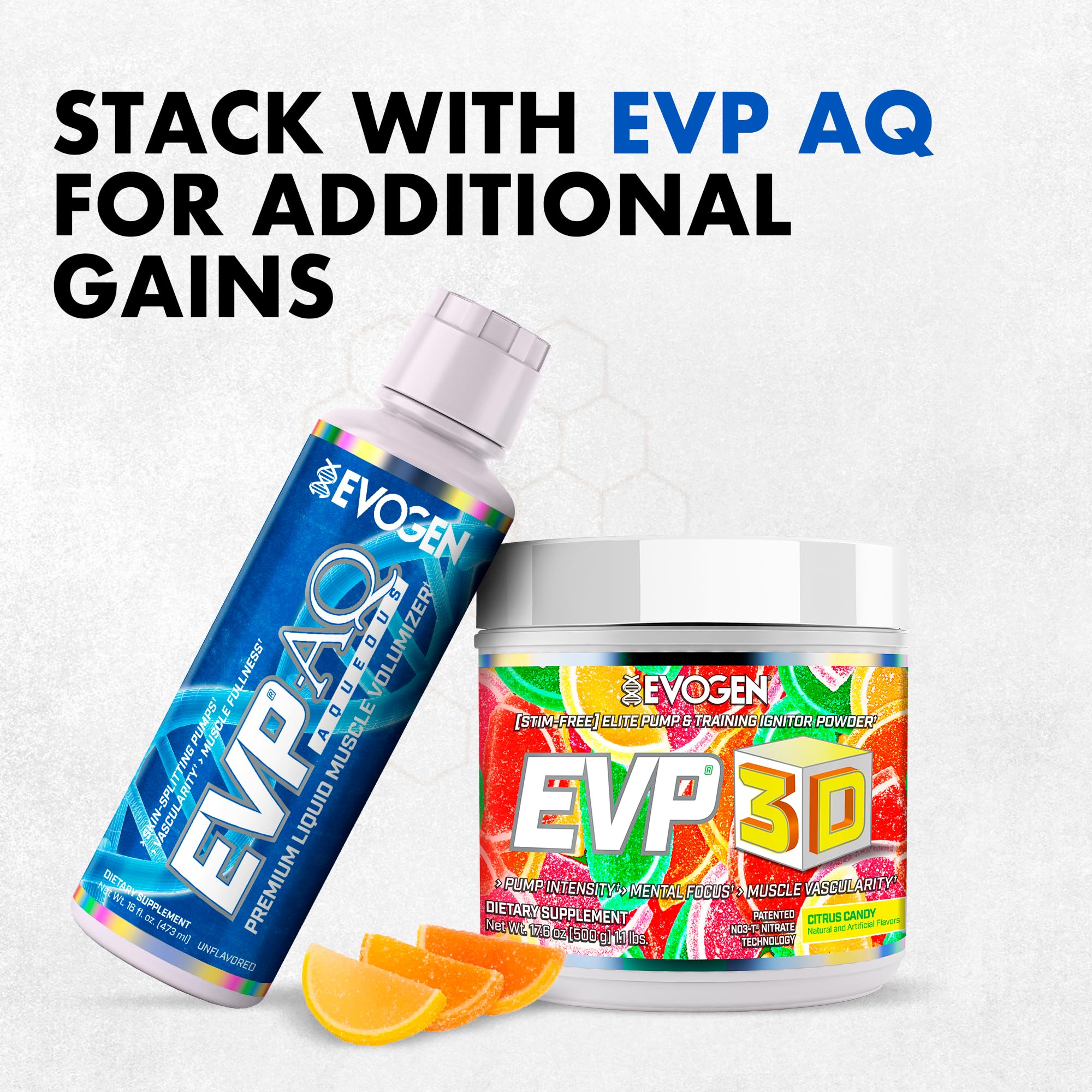 Cuchara con una porción de Evogen EVP 3D lista para disolver