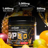 Atleta usando Evogen EVP 3D antes de entrenar en gimnasio, mejora el rendimiento