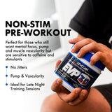 Evogen vaso con preworkout mezclado listo para beber, beneficio energía sin cafeína