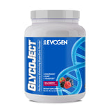 Evogen GlycoJect frente del envase mostrando etiqueta y sabor Wild Berry para energía rápida