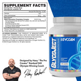 Evogen GlycoJect textura del polvo sin sabor, mezcla homogénea y pura
