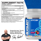Evogen GlycoJect textura del polvo en cucharada, mezcla fina para disolución rápida