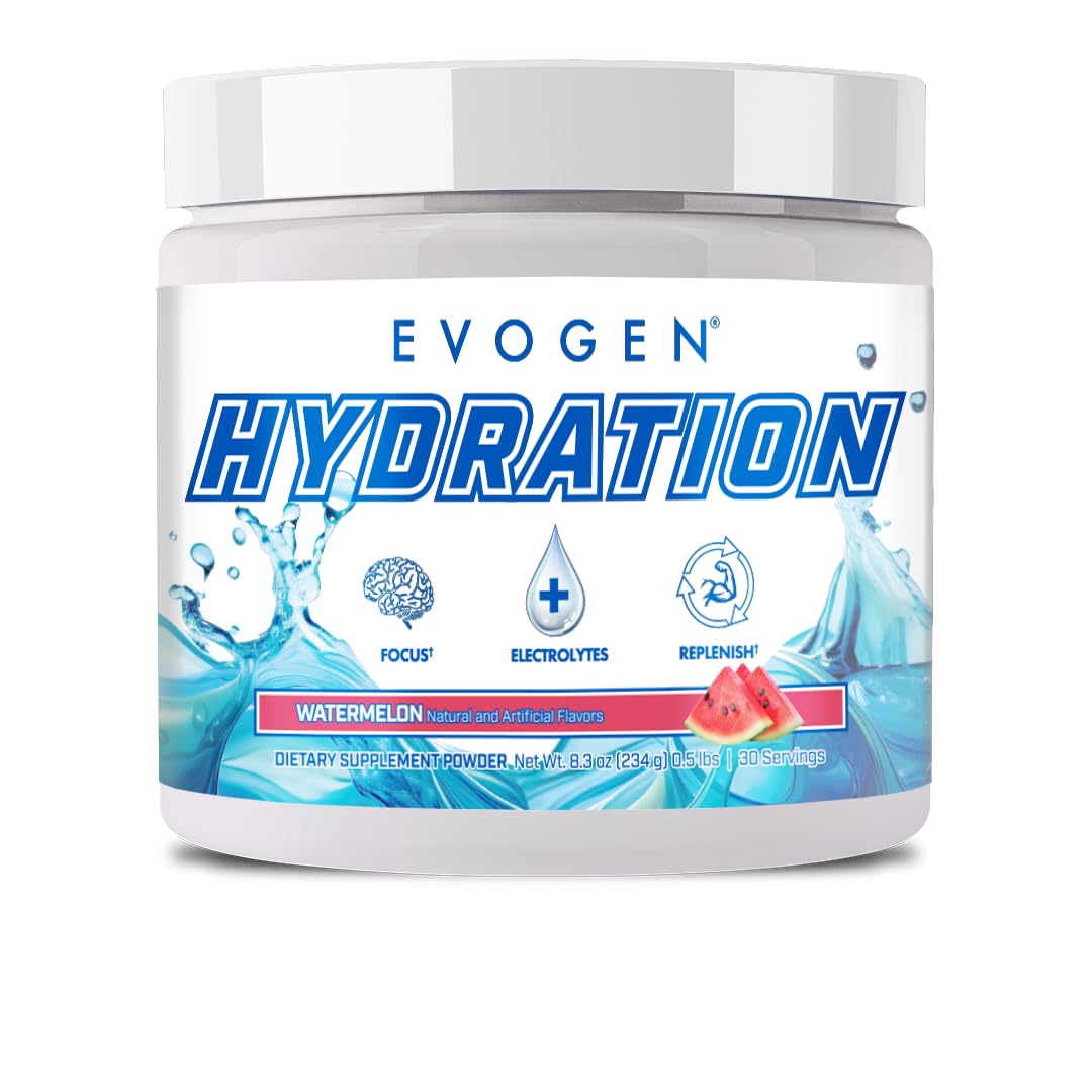 Evogen envase frontal mostrando la marca y beneficio hidratación