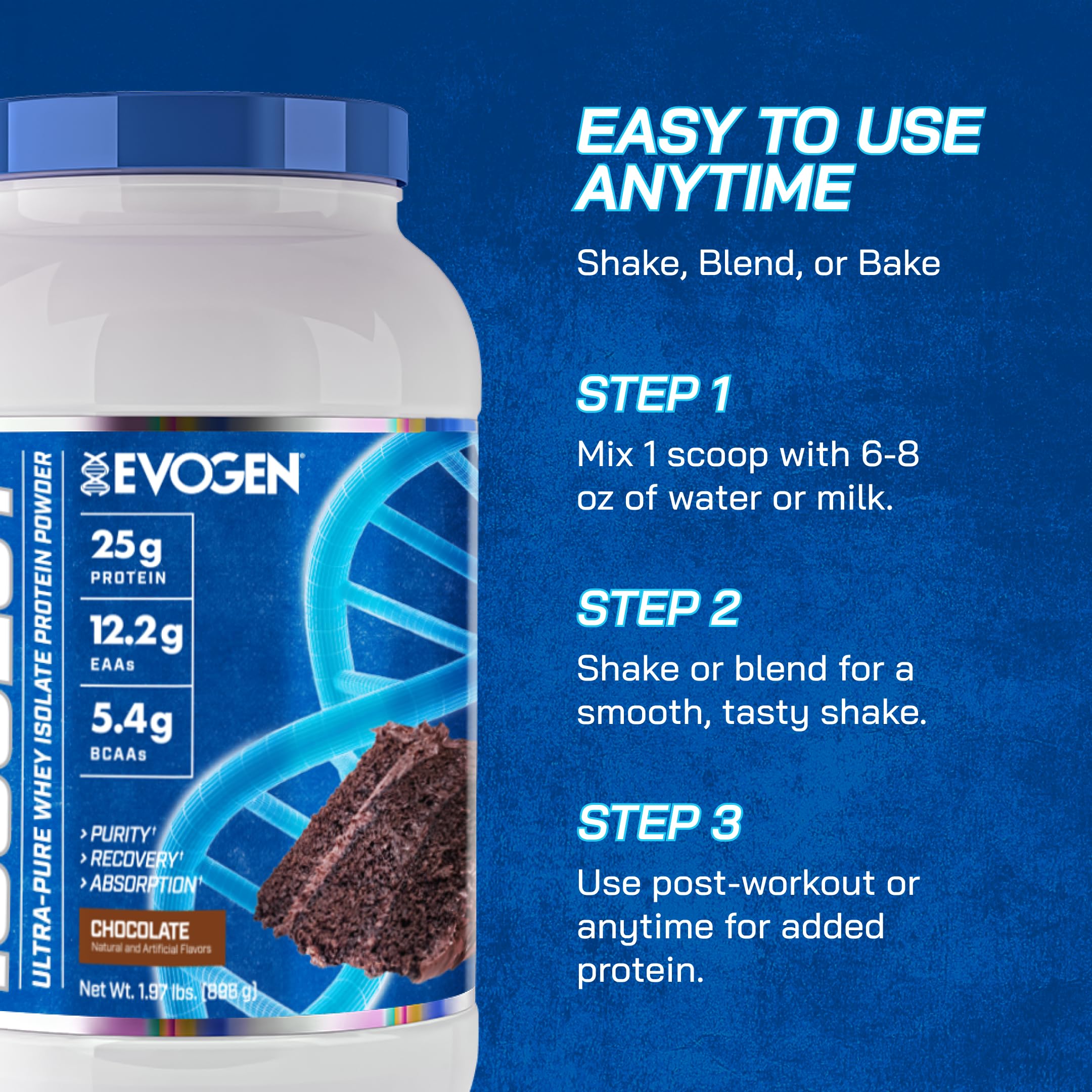 Evogen Isoject junto a ropa deportiva ilustrando uso post-entreno conveniente