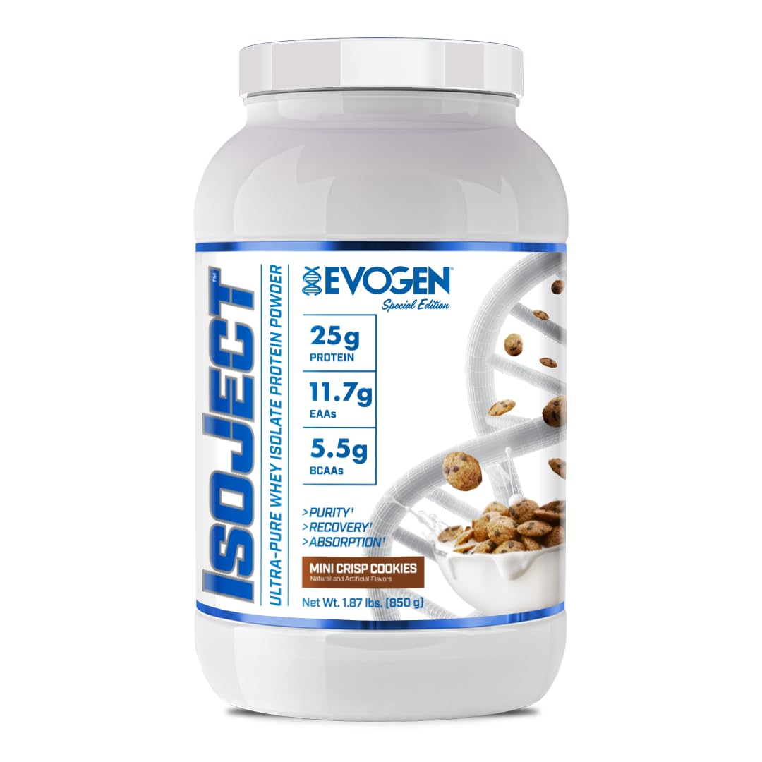 Evogen Isoject frente del envase mostrando diseño y beneficios