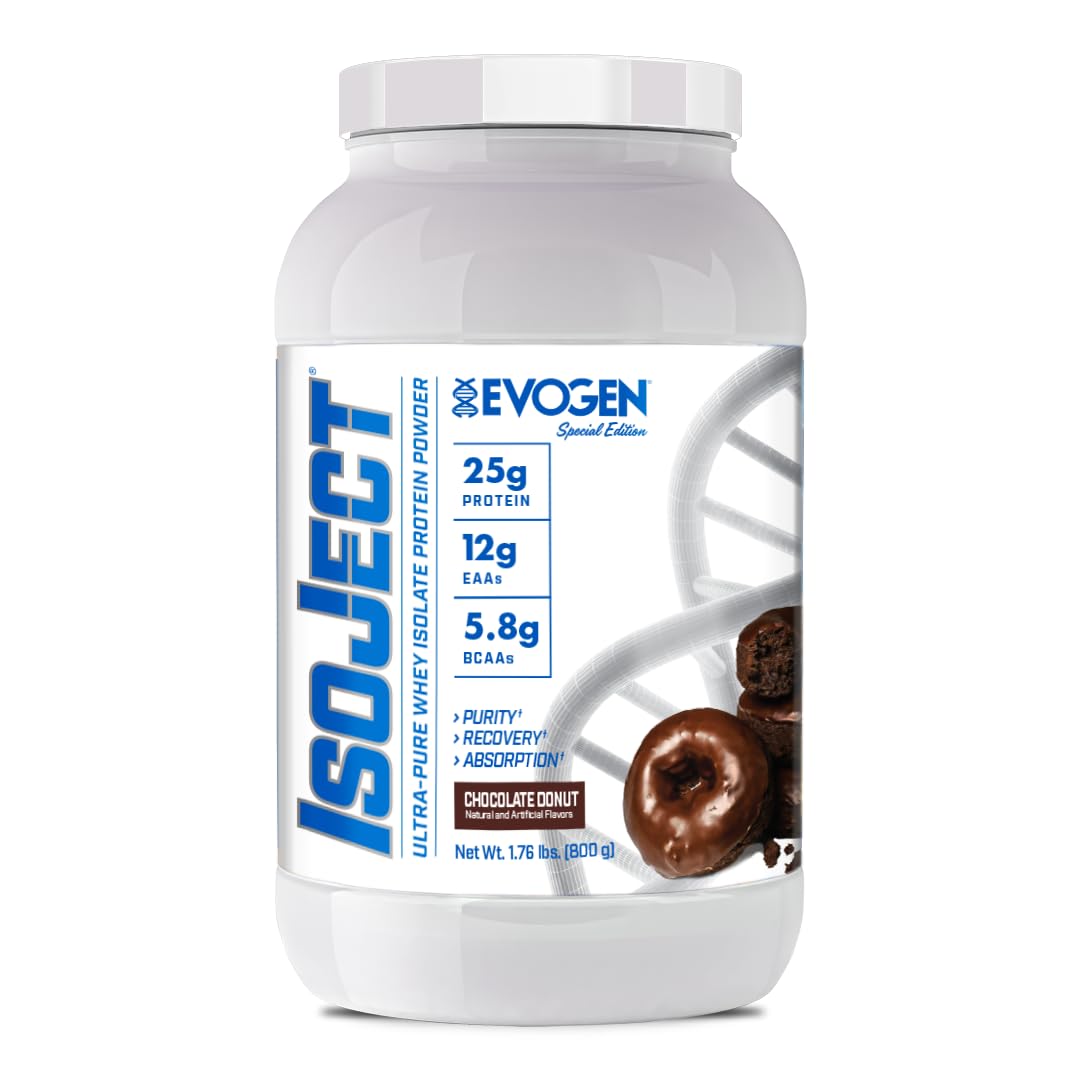 Evogen Isoject frente del producto con sello de pureza y beneficio de absorción rápida