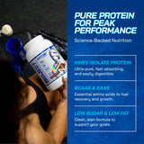 Evogen Isoject batido servido en vaso demostrando mezcla sin grumos