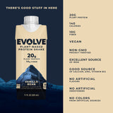 Evolve textura cercana del batido mostrando cremosidad y apariencia natural