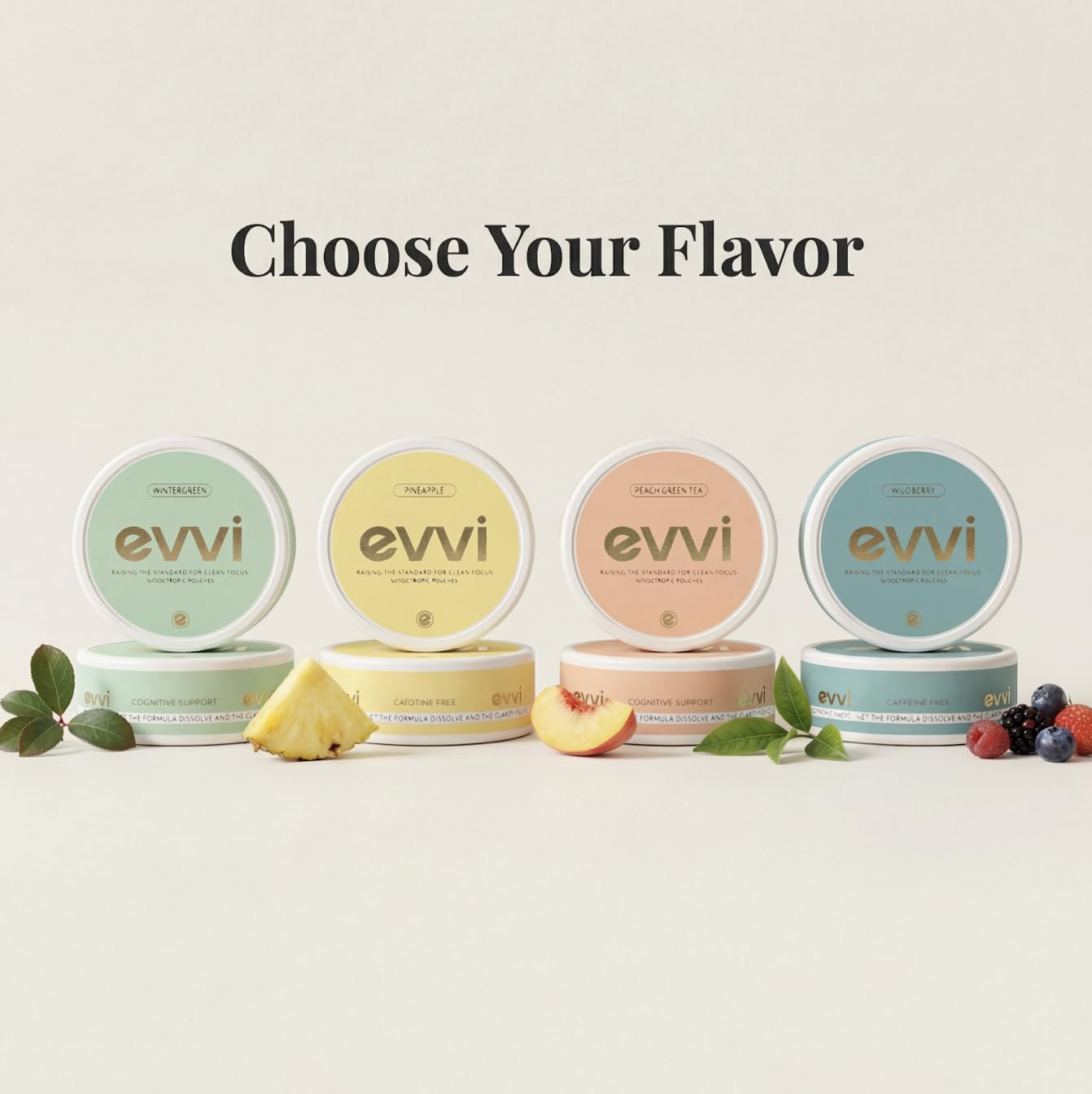 evvi pouches en mesa de estudio promoviendo energía y enfoque sostenido