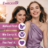 Ewecxine en rutina de belleza con frasco al lado del lavabo práctico