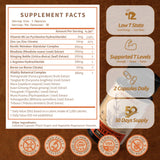 Ewecxine etiqueta nutricional ampliada mostrando información de ingredientes clave