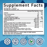 Ewecxine etiqueta nutricional legible que indica 300 mcg por porción