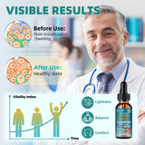 Ewecxine botella en mano para comparar tamaño y volumen de 2 fl oz