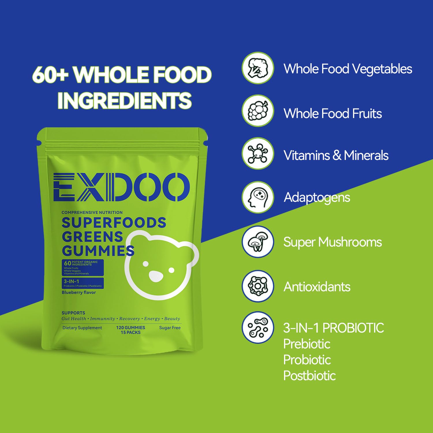 exdoo gomita en primer plano resaltando textura y sabor