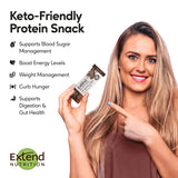 Extend Bar en mano como snack práctico y saciante para llevar