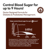 Extend Bar etiqueta nutricional con datos de proteína y fibra