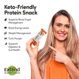 Extend Bar en mano para escala portátil y conveniencia de snack