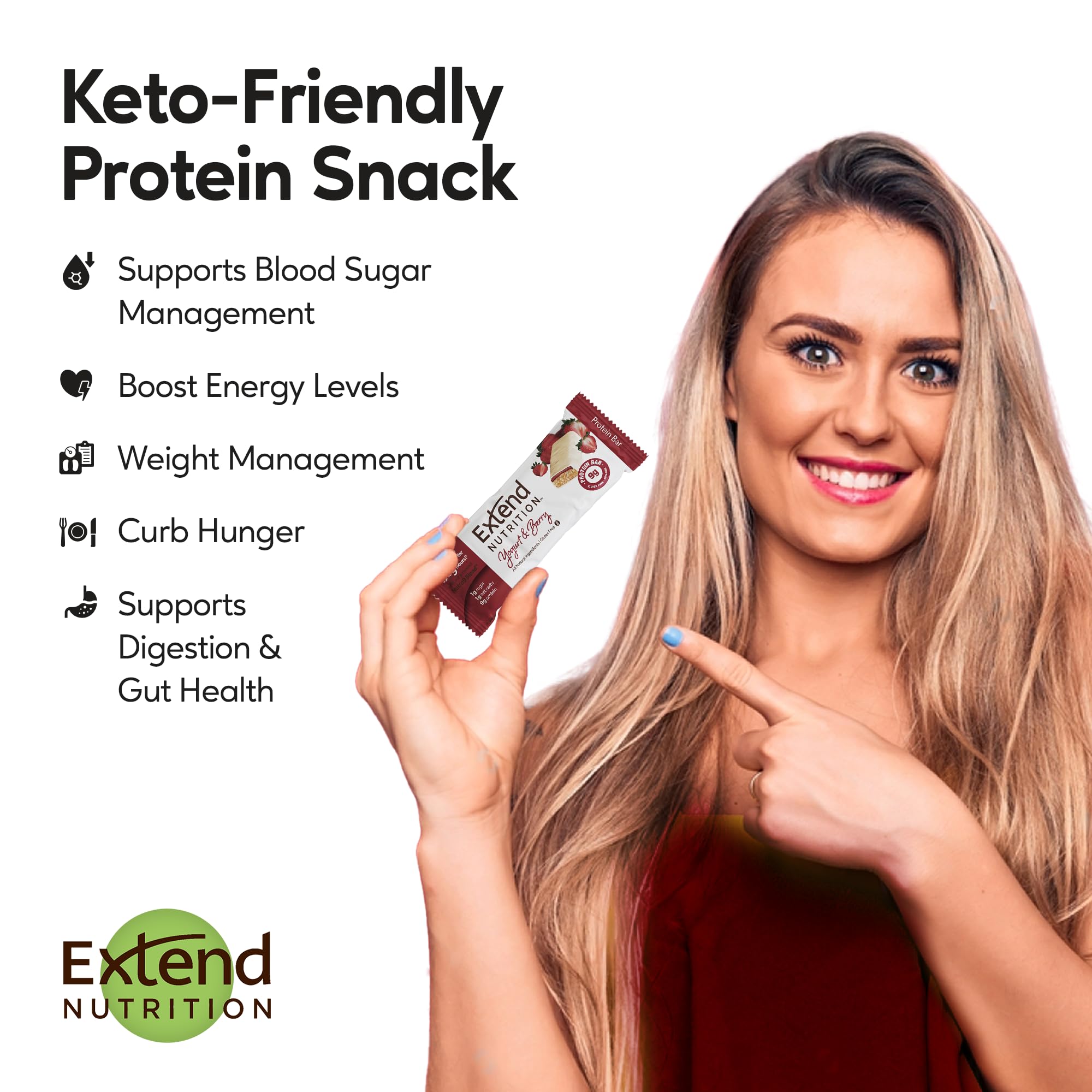 Extend Bar los tres sabores del pack para elegir según gusto