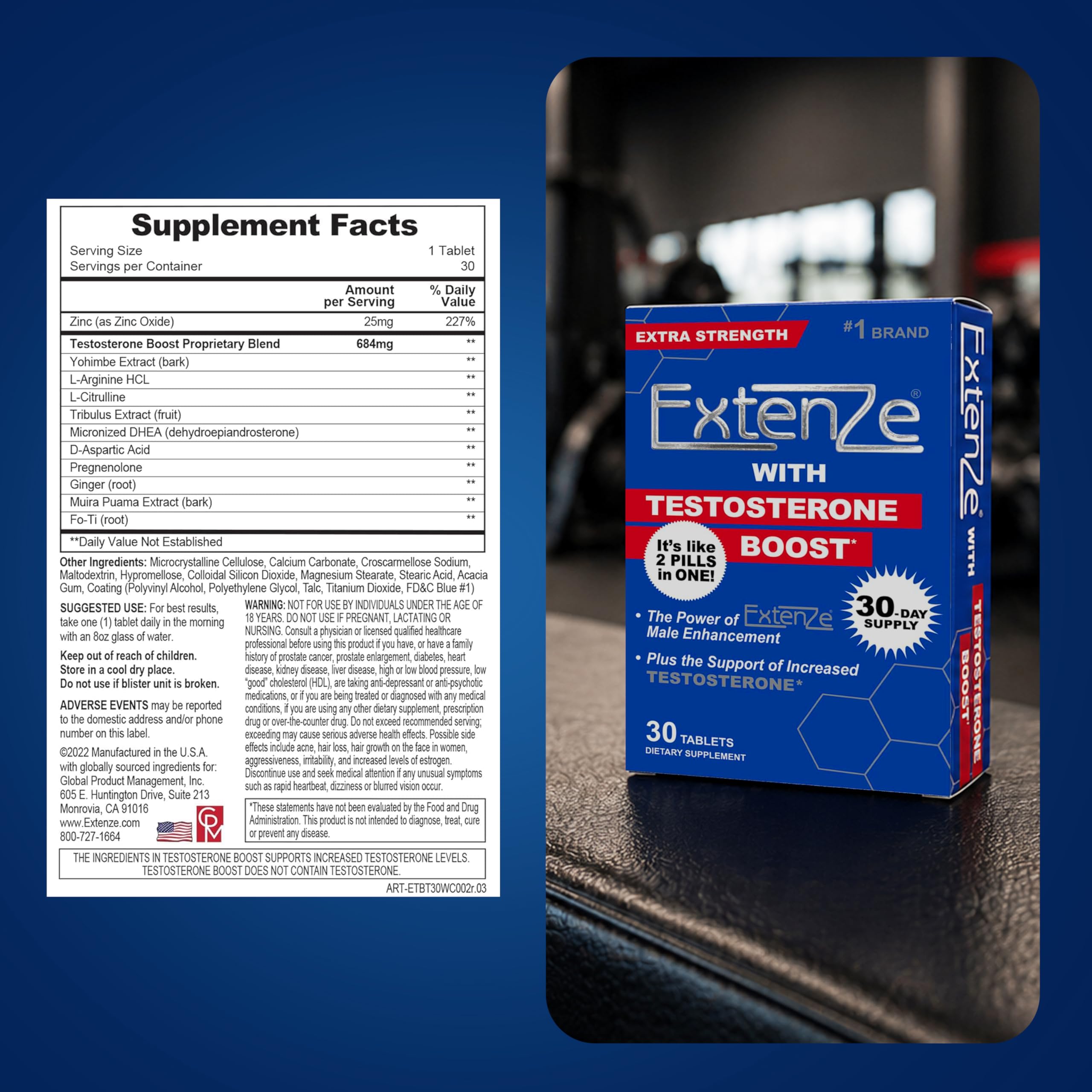 ExtenZe en ambiente activo simbolizando vitalidad diaria