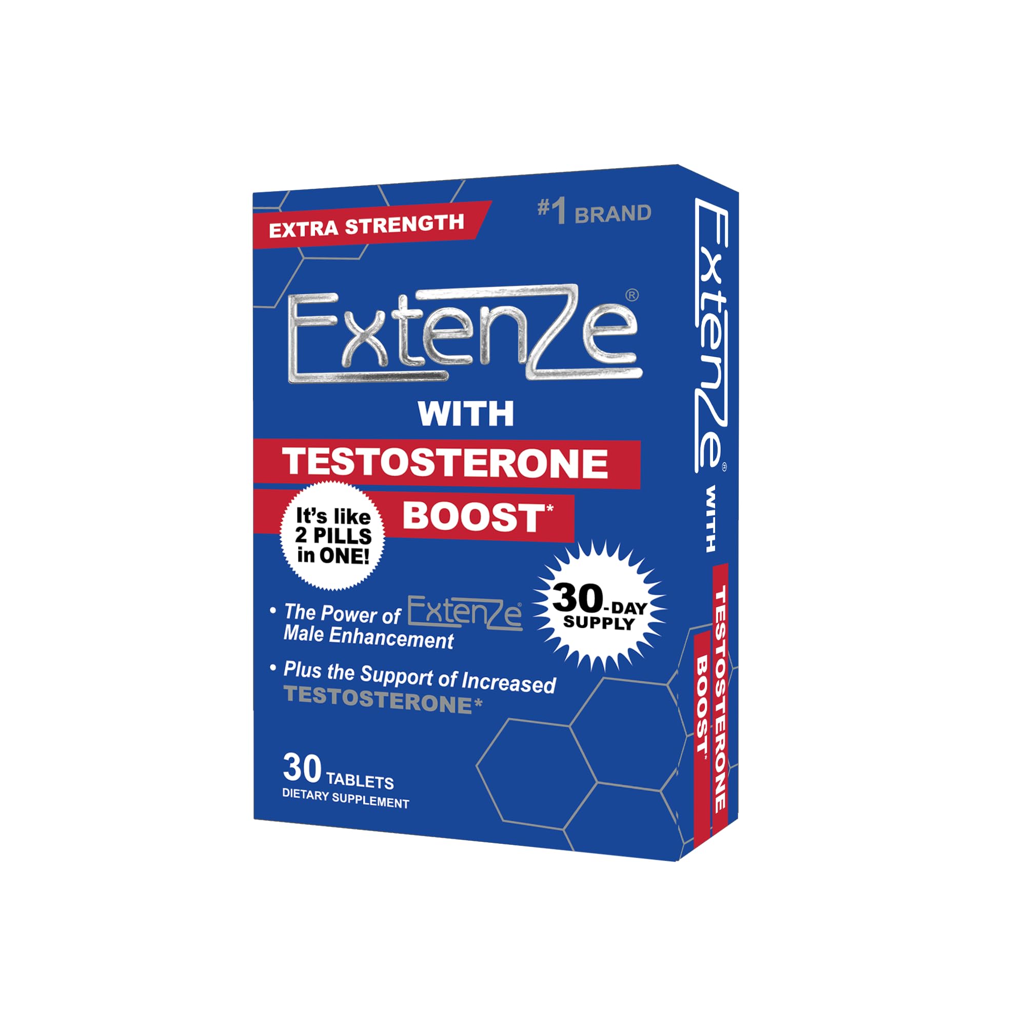 ExtenZe frente del empaque mostrando producto y confianza