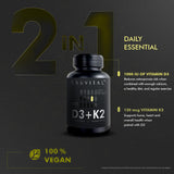 EXUVITAL cápsula vegana en mano para visualizar textura y tamaño