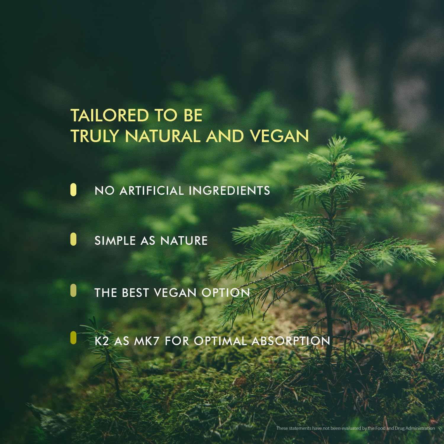 EXUVITAL cápsulas sobre superficie natural enfatizando pureza