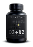 EXUVITAL frontal del empaque mostrando dosis y beneficios