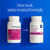 EyePromise caja abierta con softgels para 30 días y conveniencia de suministro