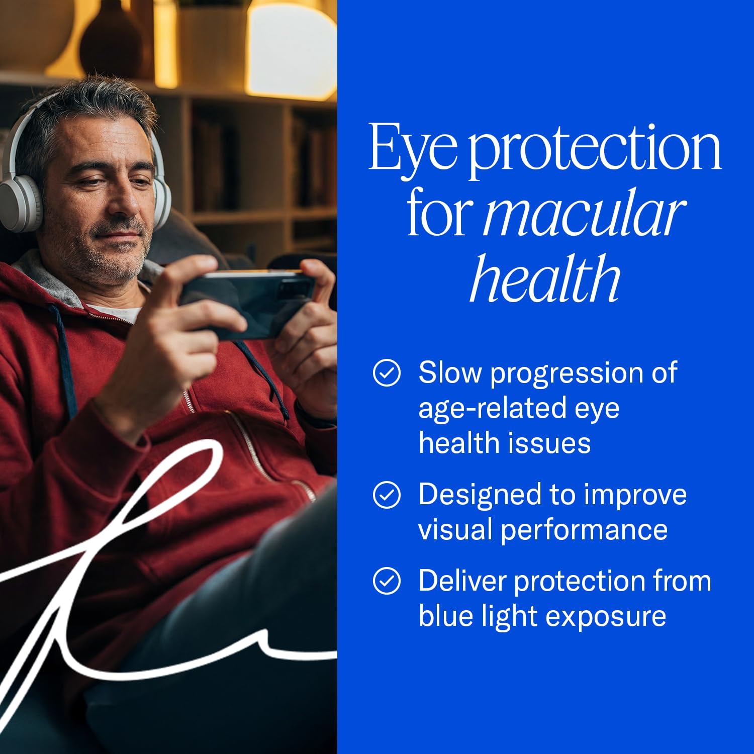 EyePromise etiqueta con ingredientes AREDS2 y transparencia informativa