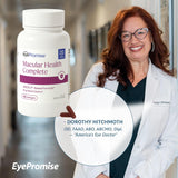 EyePromise softgel en la mano listo para tomar con facilidad