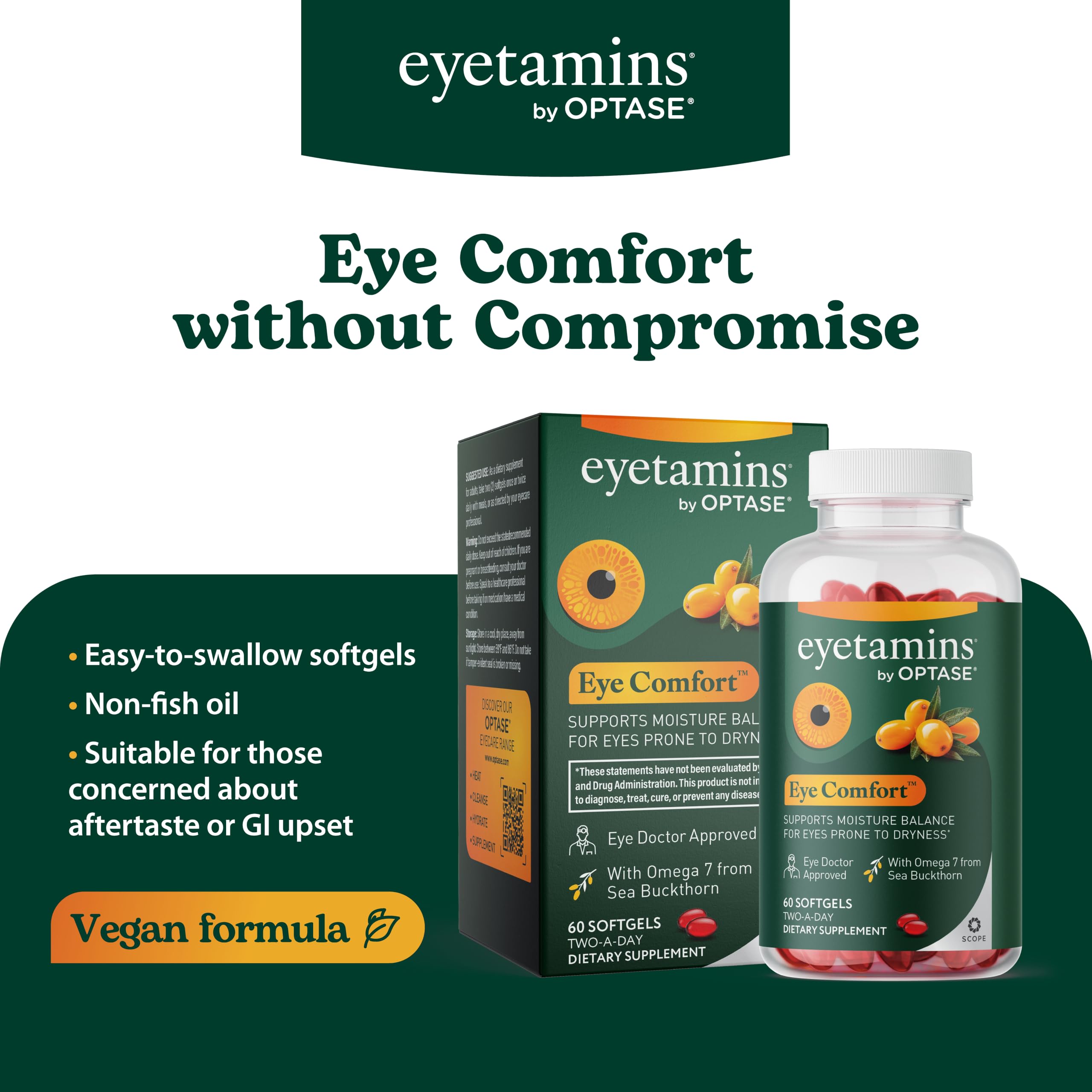 eyetamins etiqueta con información nutricional y contenido claro