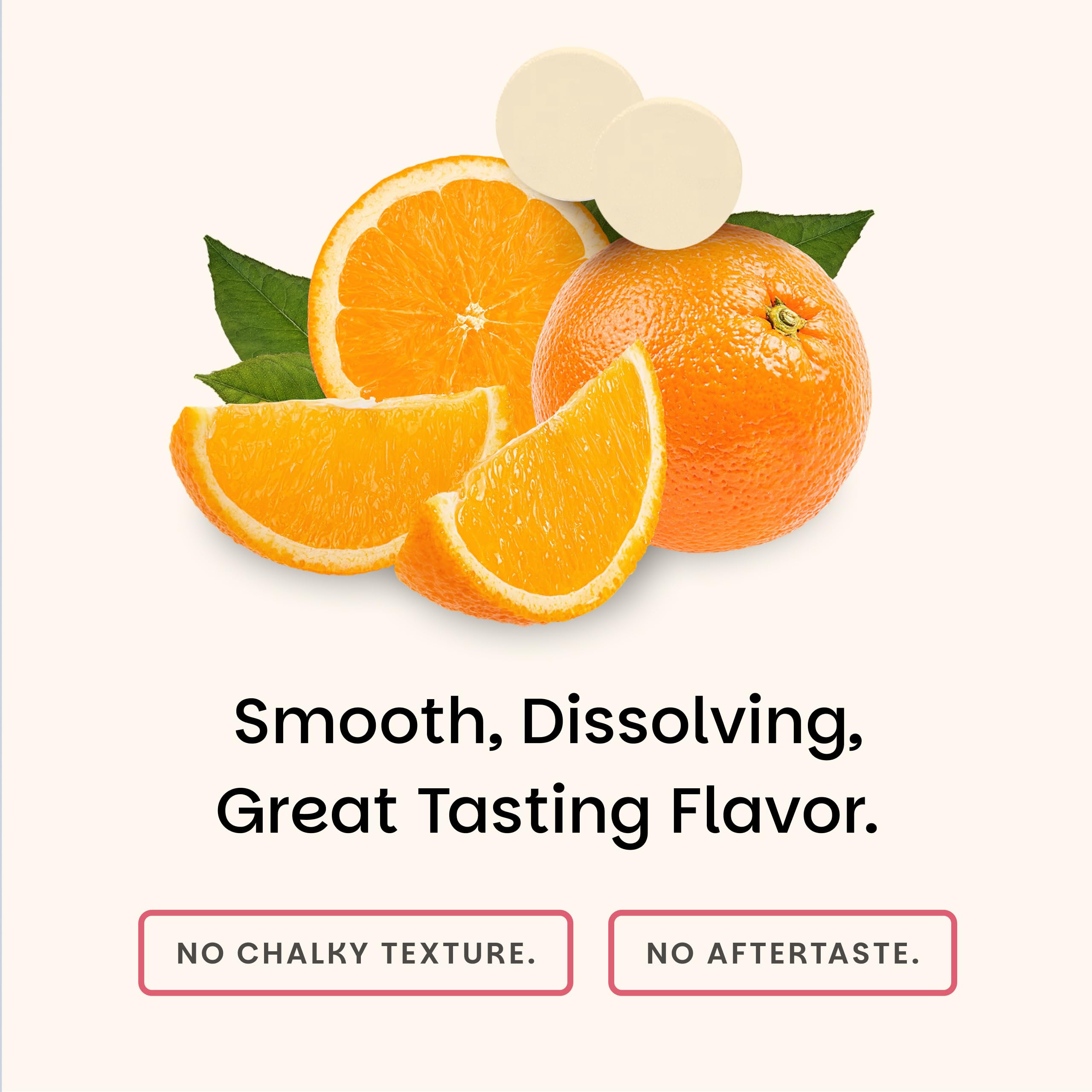 EZ Melts naranja jugosa ilustrando el sabor tangy natural