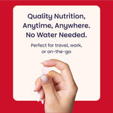 EZ Melts imagen de ingredientes naturales y formato vegano del producto