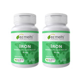 EZ Melts envase frontal mostrando 180 tabletas y beneficio de conveniencia