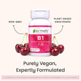 EZ Melts información nutricional clara para control de dosis