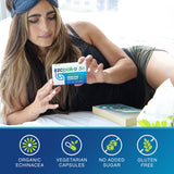 EZC Pak en una maleta demostrando conveniencia y tamaño de viaje