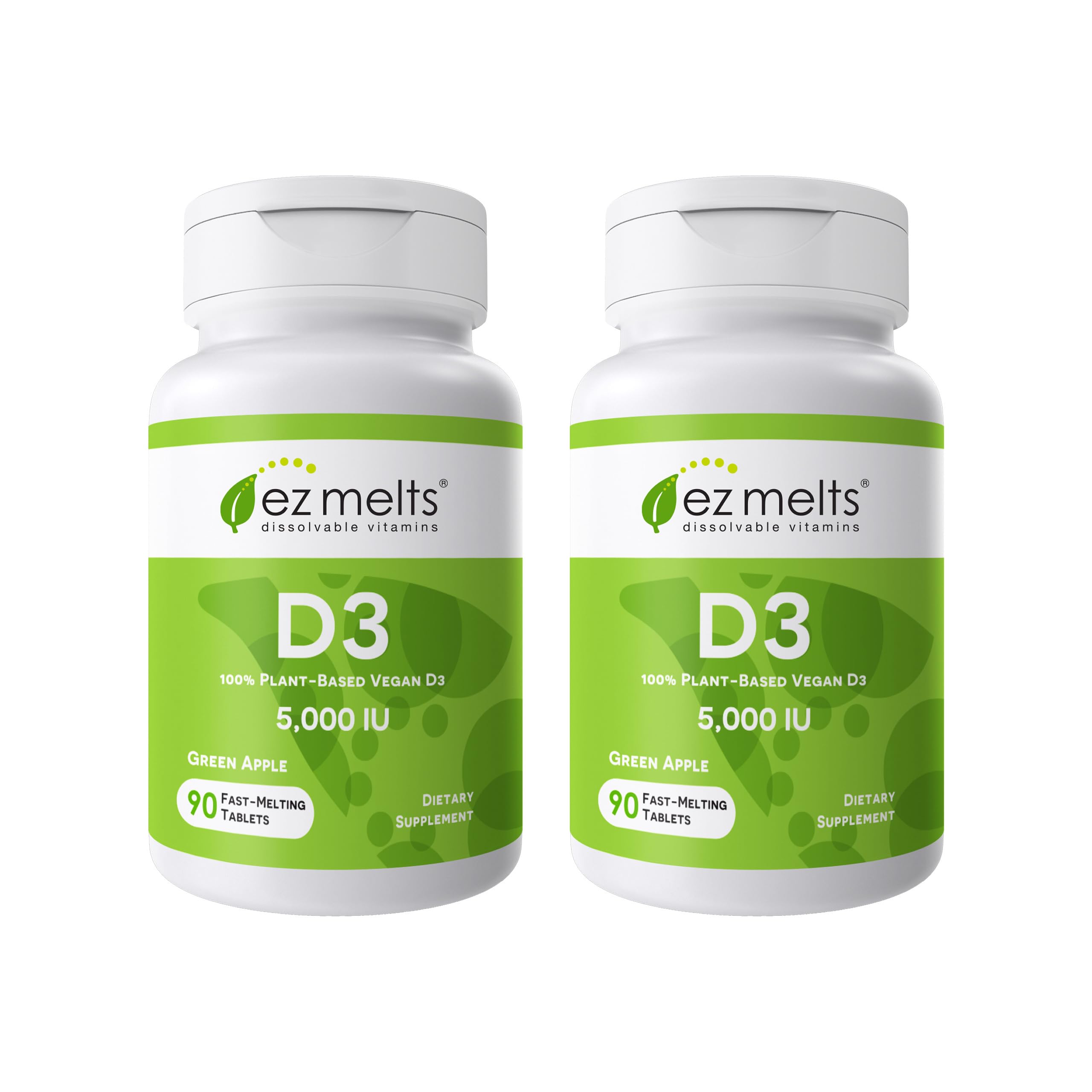 EZ Melts envase frontal mostrando etiqueta y beneficios rápidos