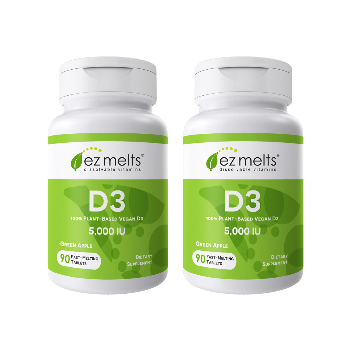 EZ Melts envase frontal mostrando etiqueta y beneficios rápidos