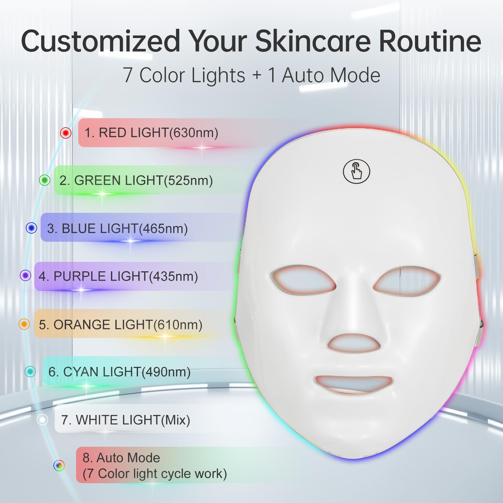 Comparación de tamaño Facego en mano, portátil y fácil llevar